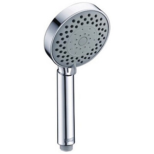 Лейка для ручного душа круглая с 5 режимами 10 см хром Wasserkraft A032