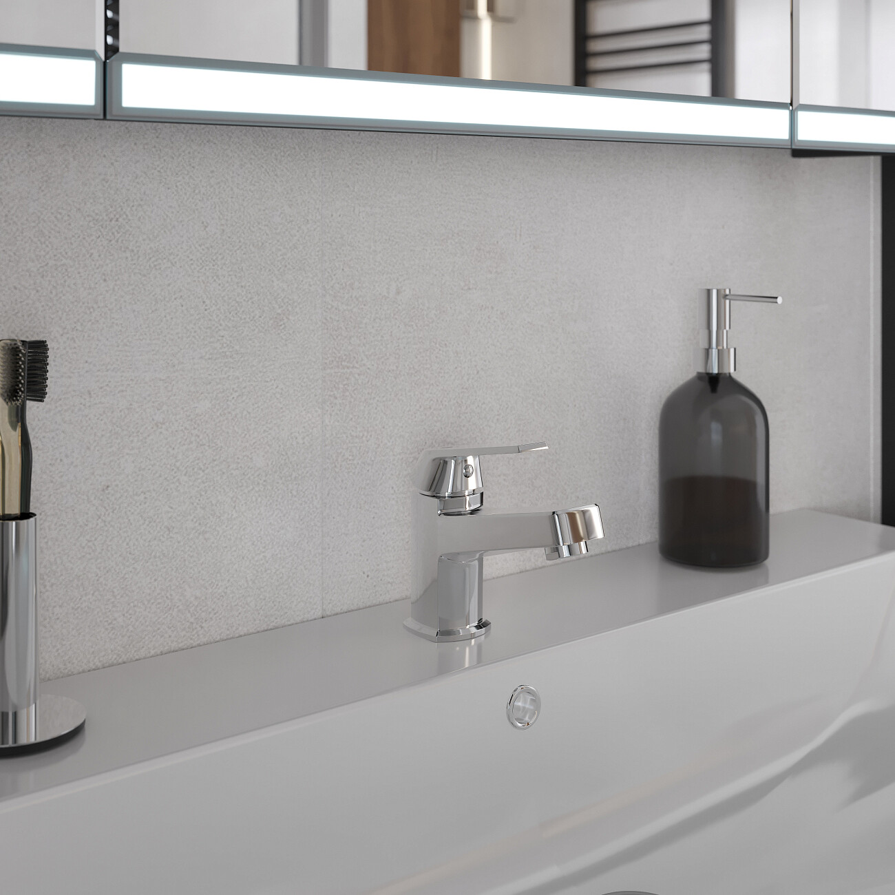 Смеситель для раковины хром Diwo "Смоленск" SM-02cr - изображение 7