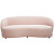 Диван Rondo Sofa полукруглый розовый