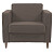 Кресло коричнево-серое George