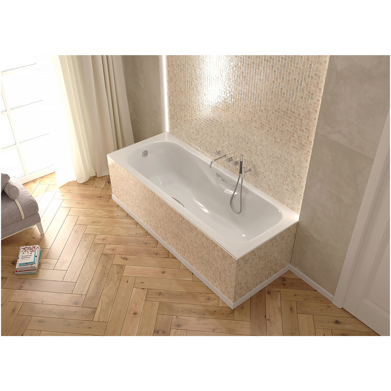 Ванна чугунная 170x75 с ручками белая Diwo "Ярославль" DY0015, D0017 - изображение 10