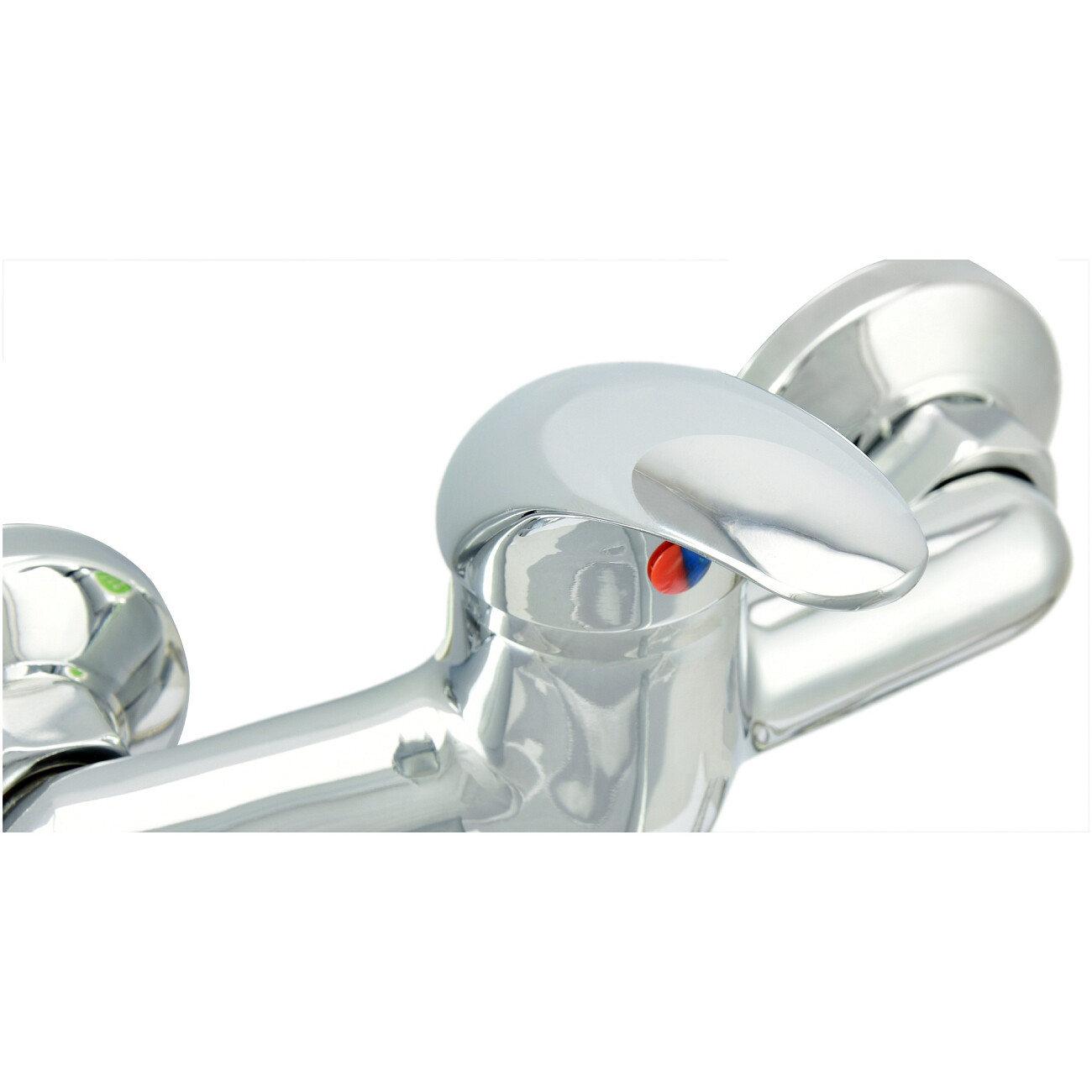 Смеситель для ванны однорычажный с душевым гарнитуром хром Juguni Carina 0402.941C - изображение 4