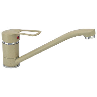 Смеситель для кухни однорычажный бежевый Juguni Luxe Capella 0402.447