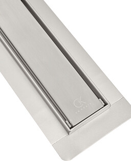 Душевой лоток с двухсторонней щелевой решеткой 60 см хром Ck Drain AQPP01-60 Inoks