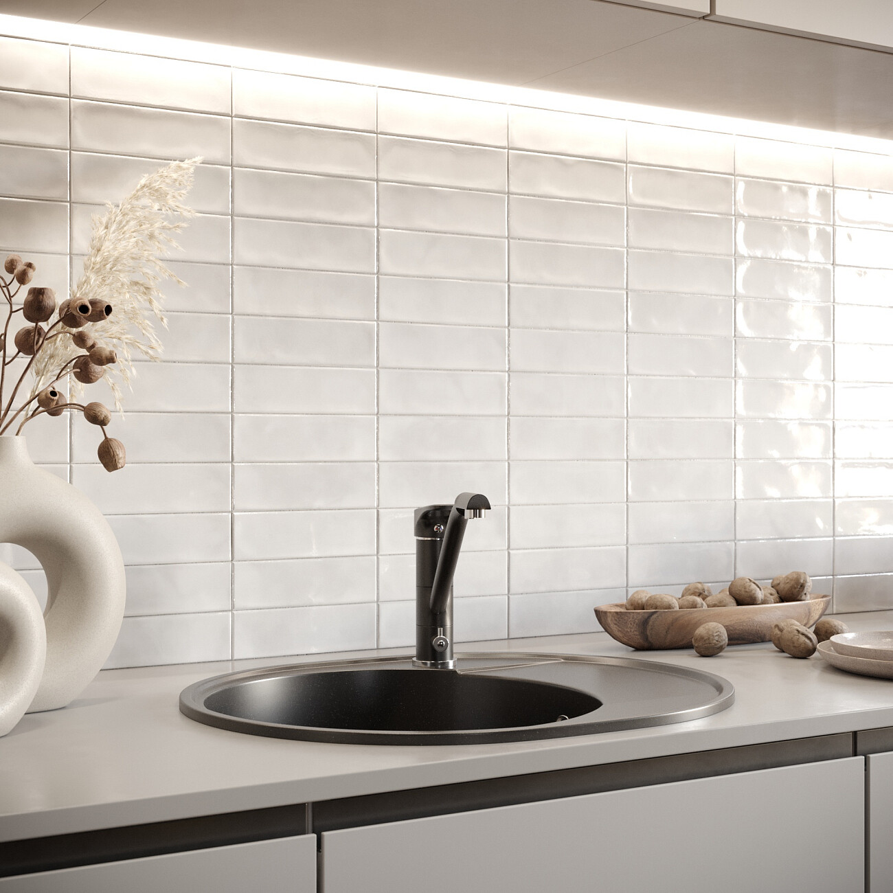 Смеситель для кухни однорычажный с изливом для фильтрованной воды уголь Domaci "Солерно" UQ-010-07 - изображение 10