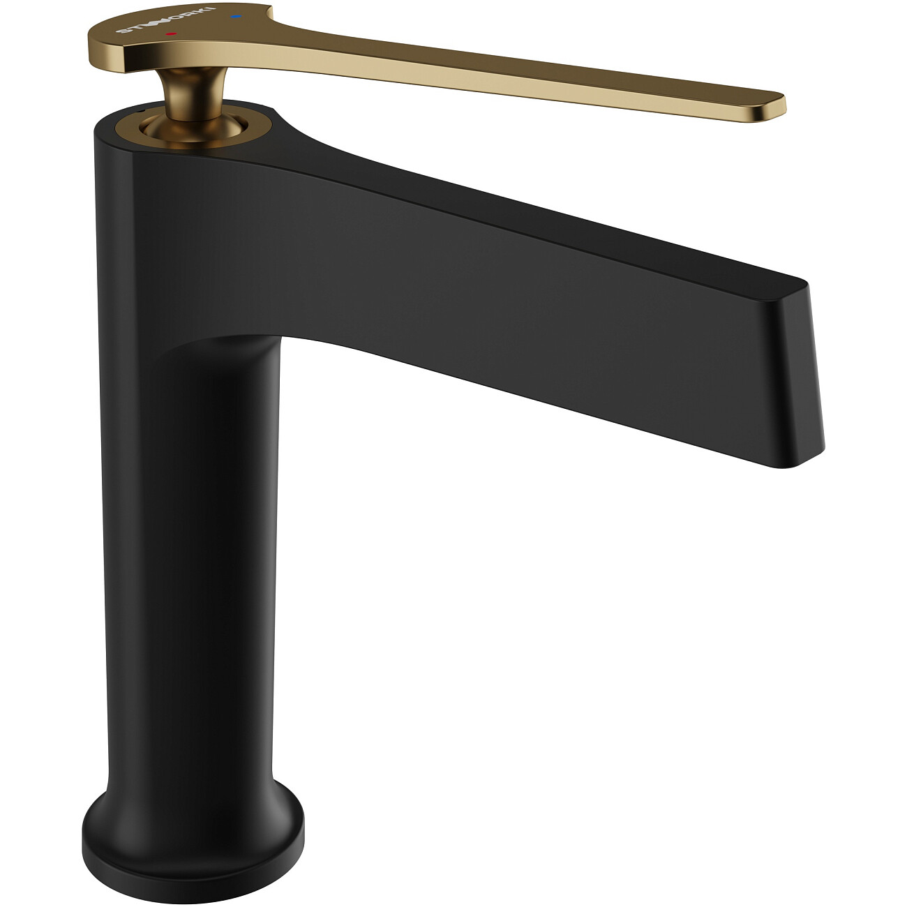 Душевой комплект с тропическим душем черный Stworki "Аулум" S06010BG, S06170B - изображение 2