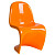 Стул пластиковый оранжевый Pantone