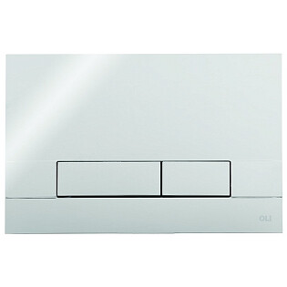 Кнопка смыва механическая двойная хром Oli pure Narrow 148301