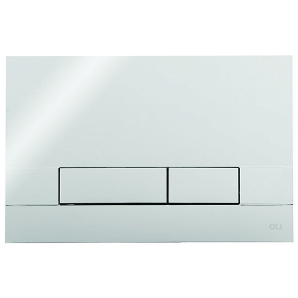 Кнопка смыва механическая двойная хром Oli pure Narrow 148301 - изображение 1