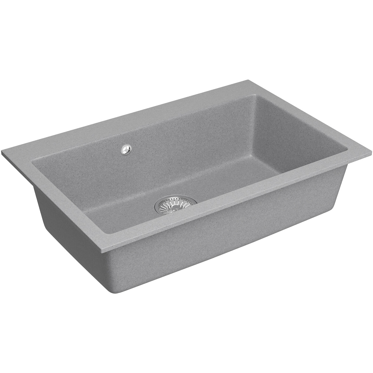 Мойка кухонная светло-серая Domaci "Болонья" М-39-006 - изображение 9