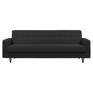 Диван Bantam Sofa большой прямой графитовый