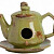 Aромалампа для эфирных масел зеленая в виде чайника Candelero Olive