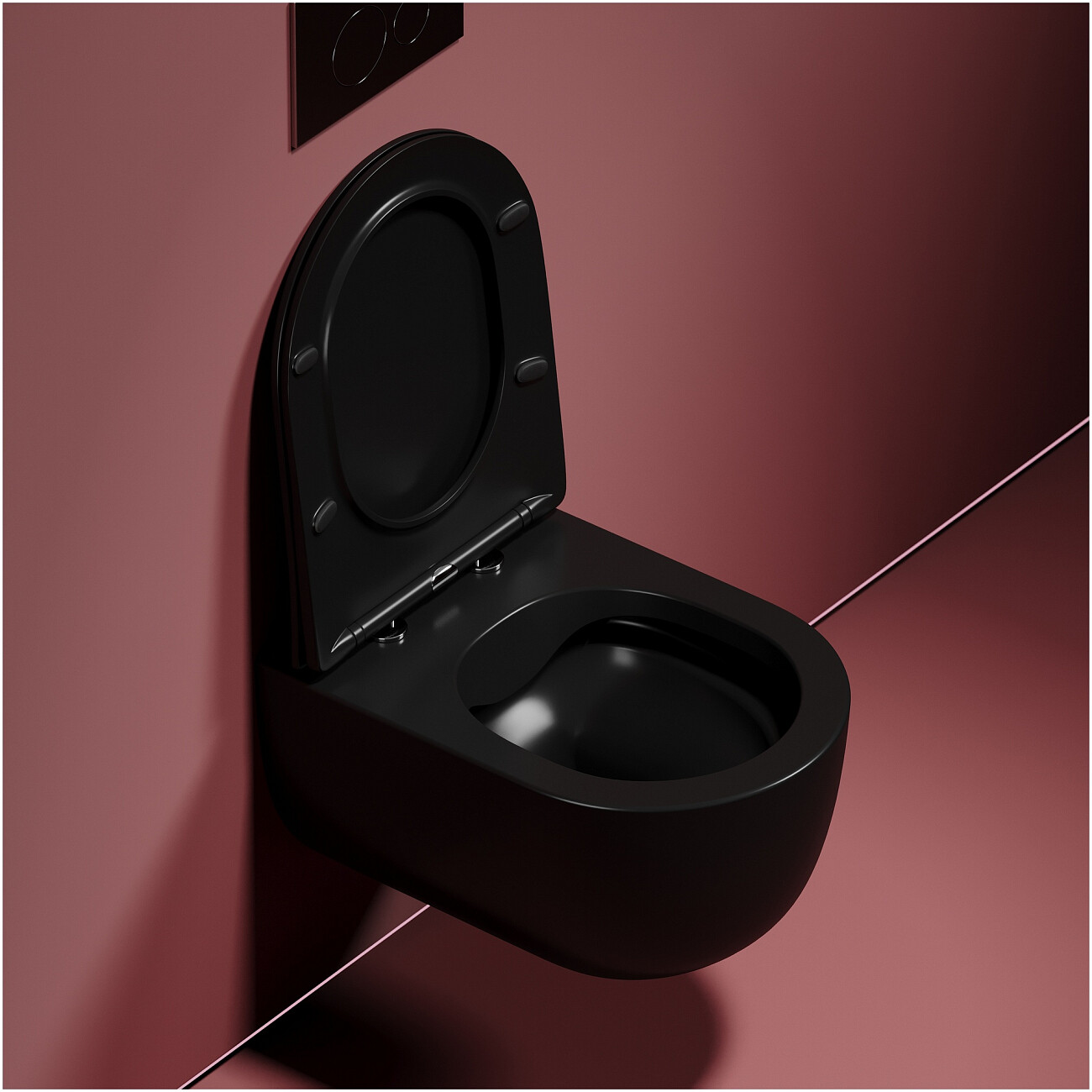 Унитаз Ceramicanova Modena Rimless CN6063MB с инсталляцией Ewrika ProLT 0026-2020 - изображение 3