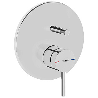 Душевой комплект встраиваемый с верхним душем и лейкой хром Vitra Origin A49266EXP