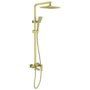 Душевой комплект с тропическим душем золотой Timo Torne SX-4320-17