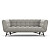 Диван Soja двухместный прямой серый