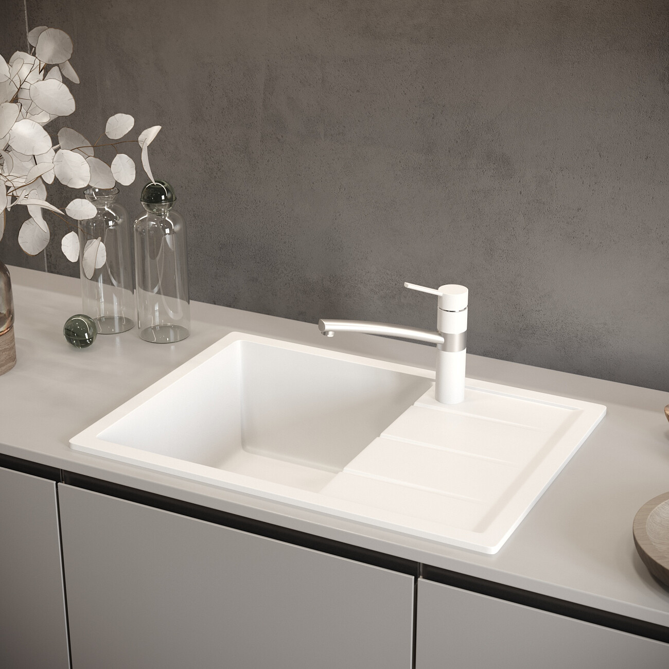 Смеситель для кухни однорычажный агат Domaci "Солерно" DC-3011 - изображение 3