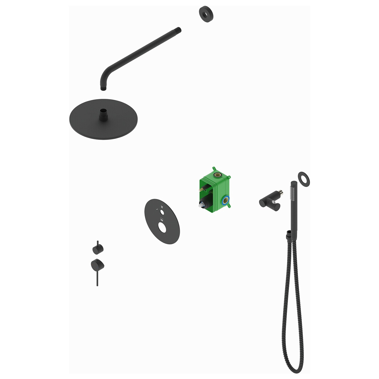 Душевая система встроенная черное золото Timo Saona SX-2369-18SM - изображение 4