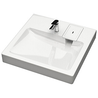 Раковина для установки над стиральной машиной 60х60 см белая Reflection Kappa RX6060KA