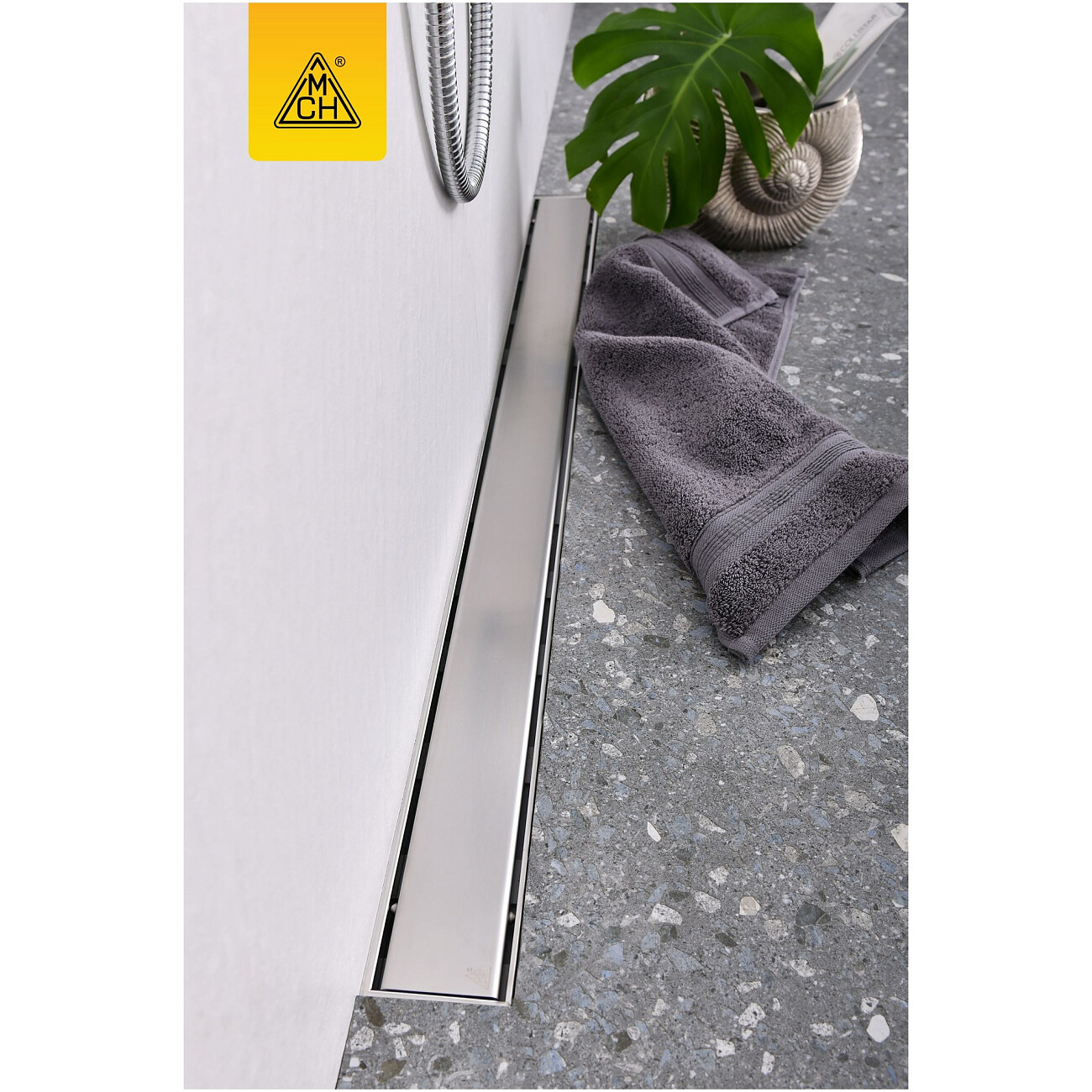 Душевой лоток с решеткой 65 см хром Creto Uni CRE-650 UH - изображение 2