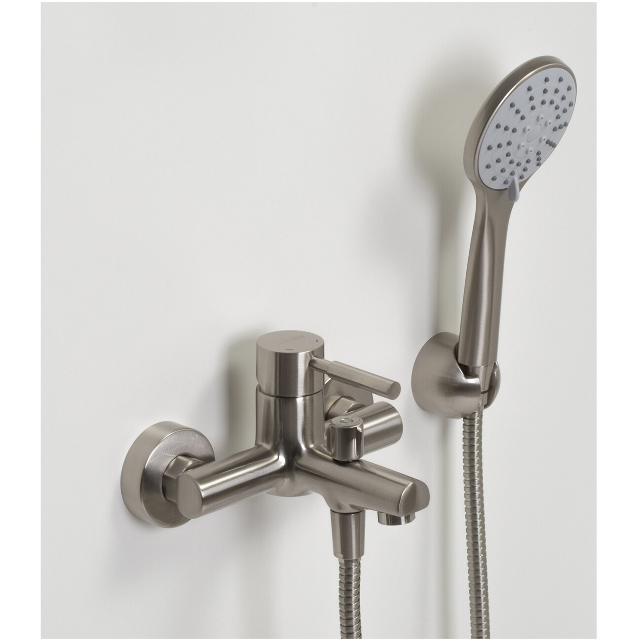 Душевой комплект с лейкой и коротким изливом никель Wasserkraft Wern 4201 - изображение 4