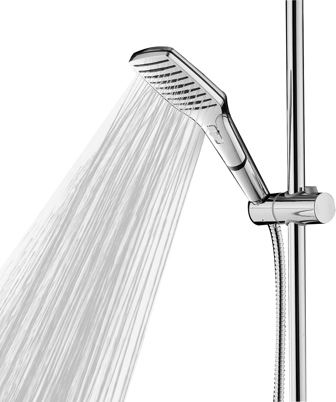 Душевая стойка с верхним душем и держателем хром Stworki "Алта" AL-03cr - изображение 9