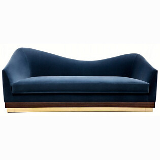 Диван Hughes sofa прямой синий