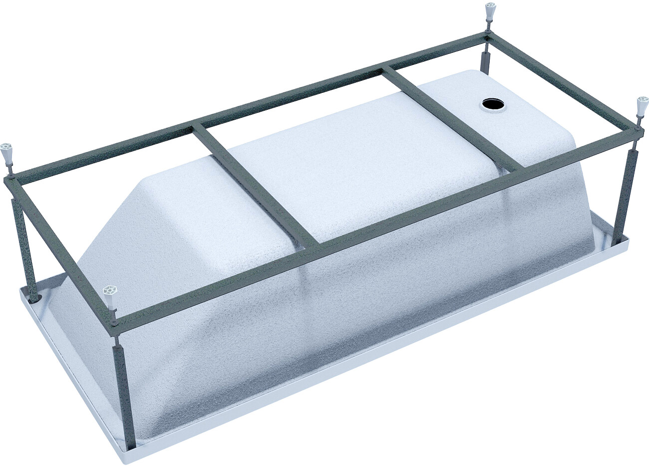 Ванна акриловая 80х180 см белая Diwo "Суздаль" Щ0000046598 - изображение 6