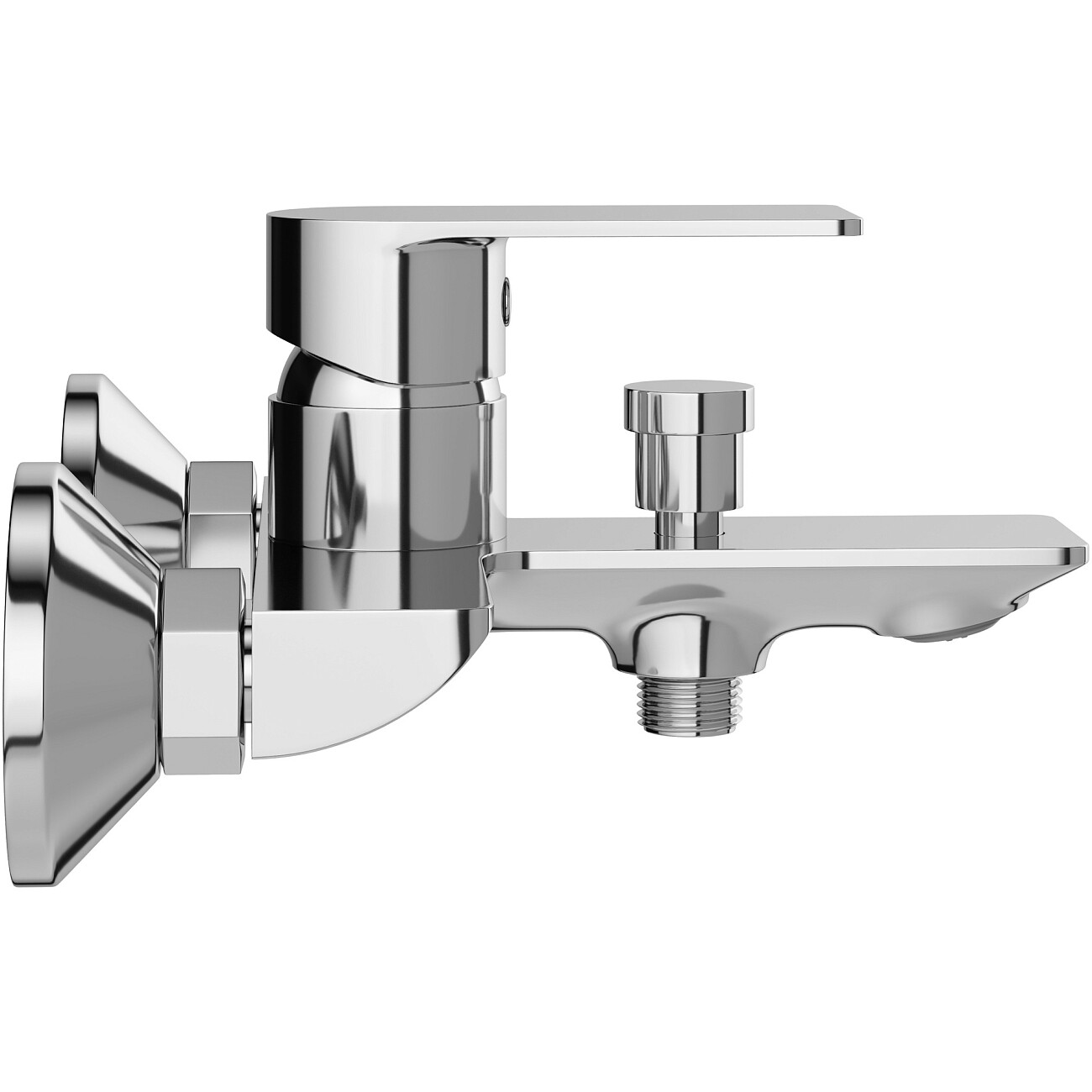 Смеситель для ванны с душем настенный хром Stworki "Гриндстед" S29100CR - изображение 10