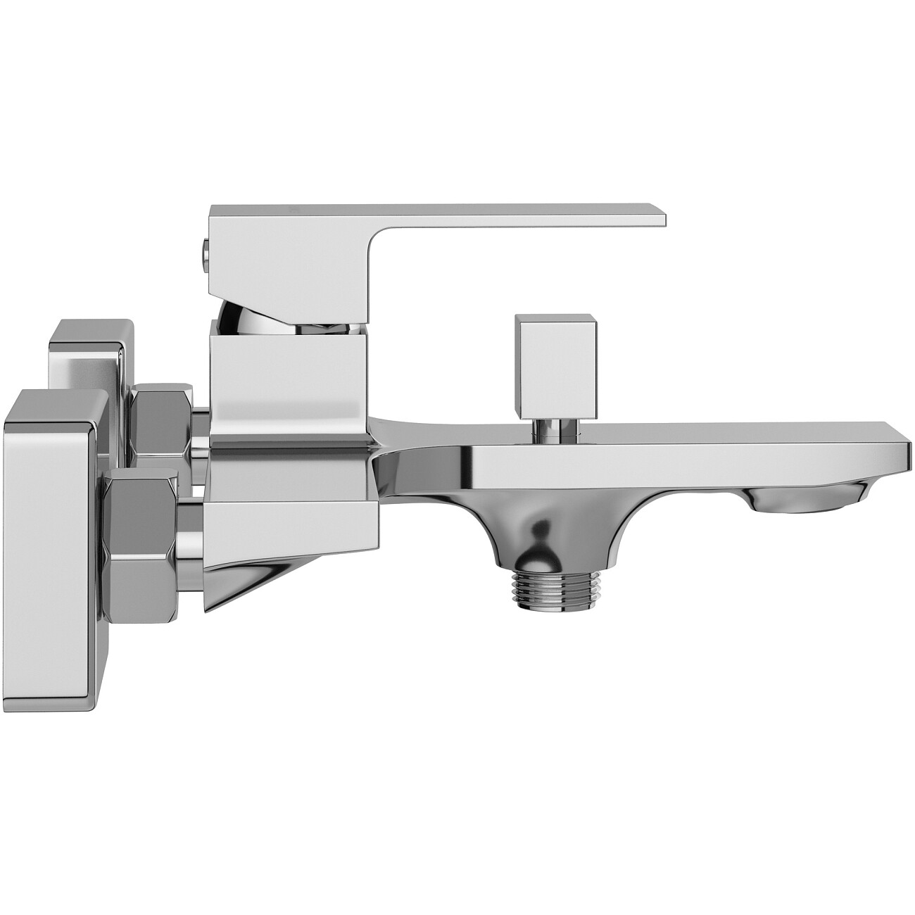 Смеситель для ванны с душем настенный хром Stworki "Карлстад" S35100CR - изображение 9