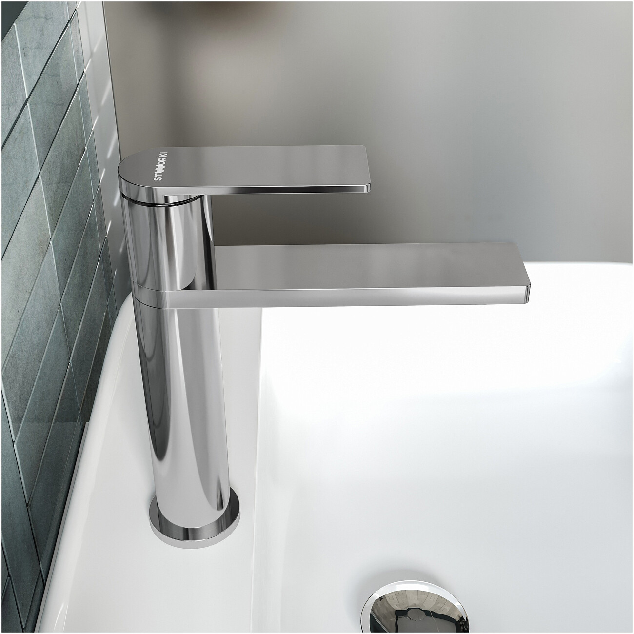 Смеситель для раковины однорычажный хром Stworki "Олланд" S01010CR - изображение 6