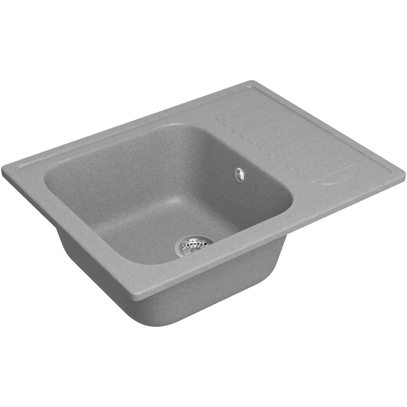 Мойка кухонная светло-серая Domaci "Болонья" М-15-006 - изображение 9