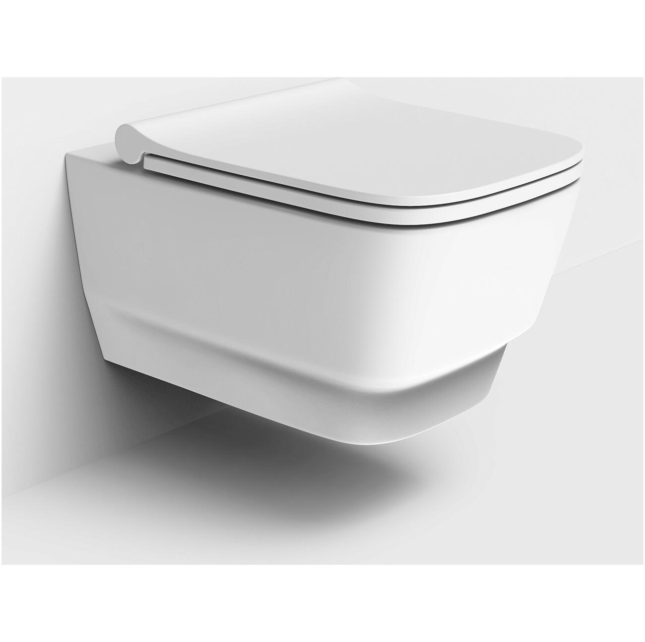 Унитаз подвесной безободковый белый Dreja Enzo 88.0001 - изображение 2