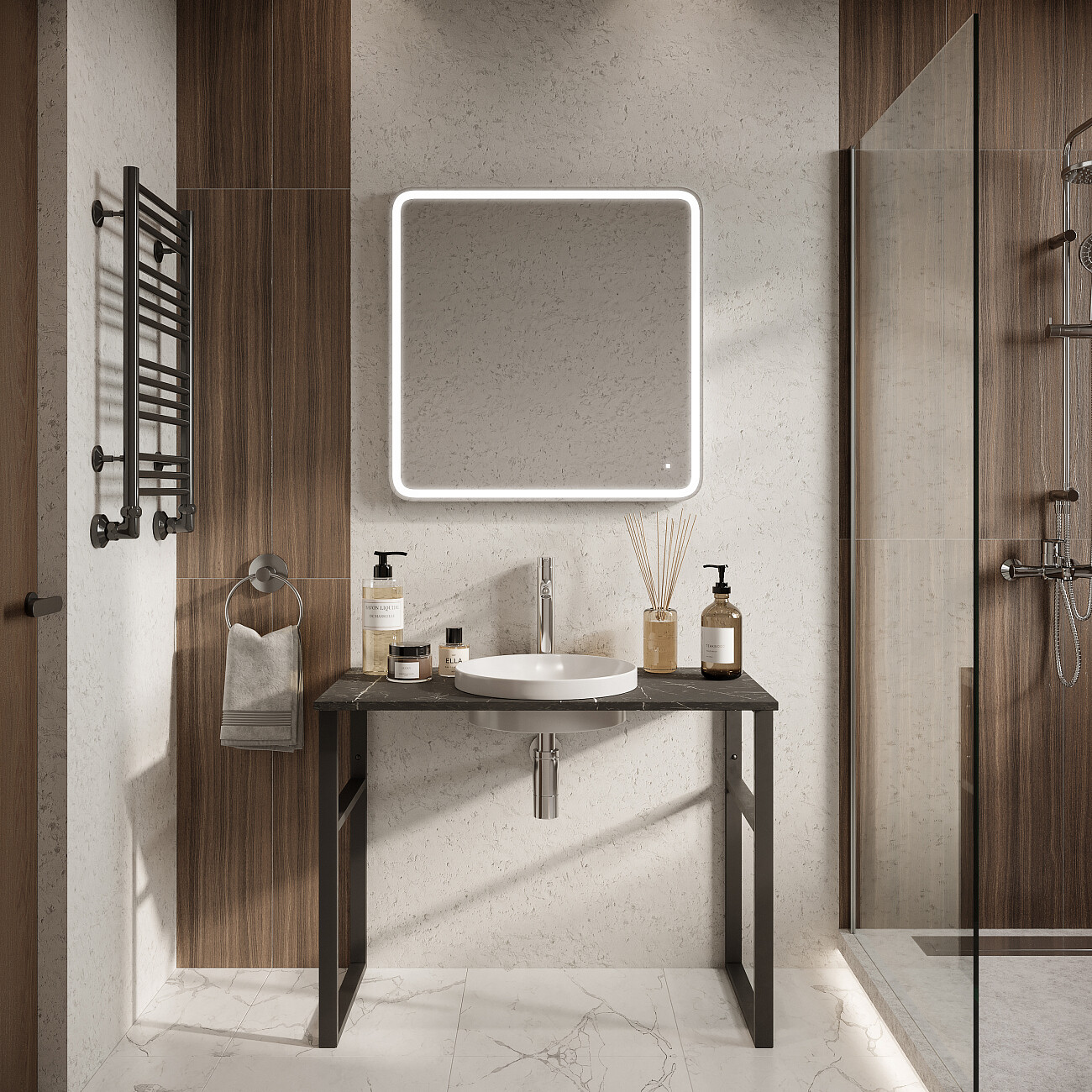 Раковина накладная керамическая круглая 43 см белая Stworki 3041-KL - изображение 3