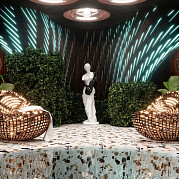 Интерьер кафе и ресторана в современном стиле, проект «The Aphrodite's Chair»