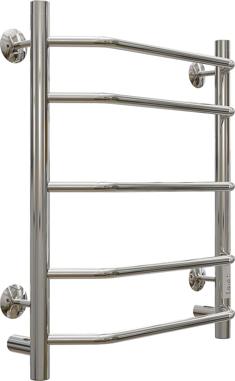 Полотенцесушитель электрический 60х50 см хром Ewrika "Сафо БР3" - изображение 5