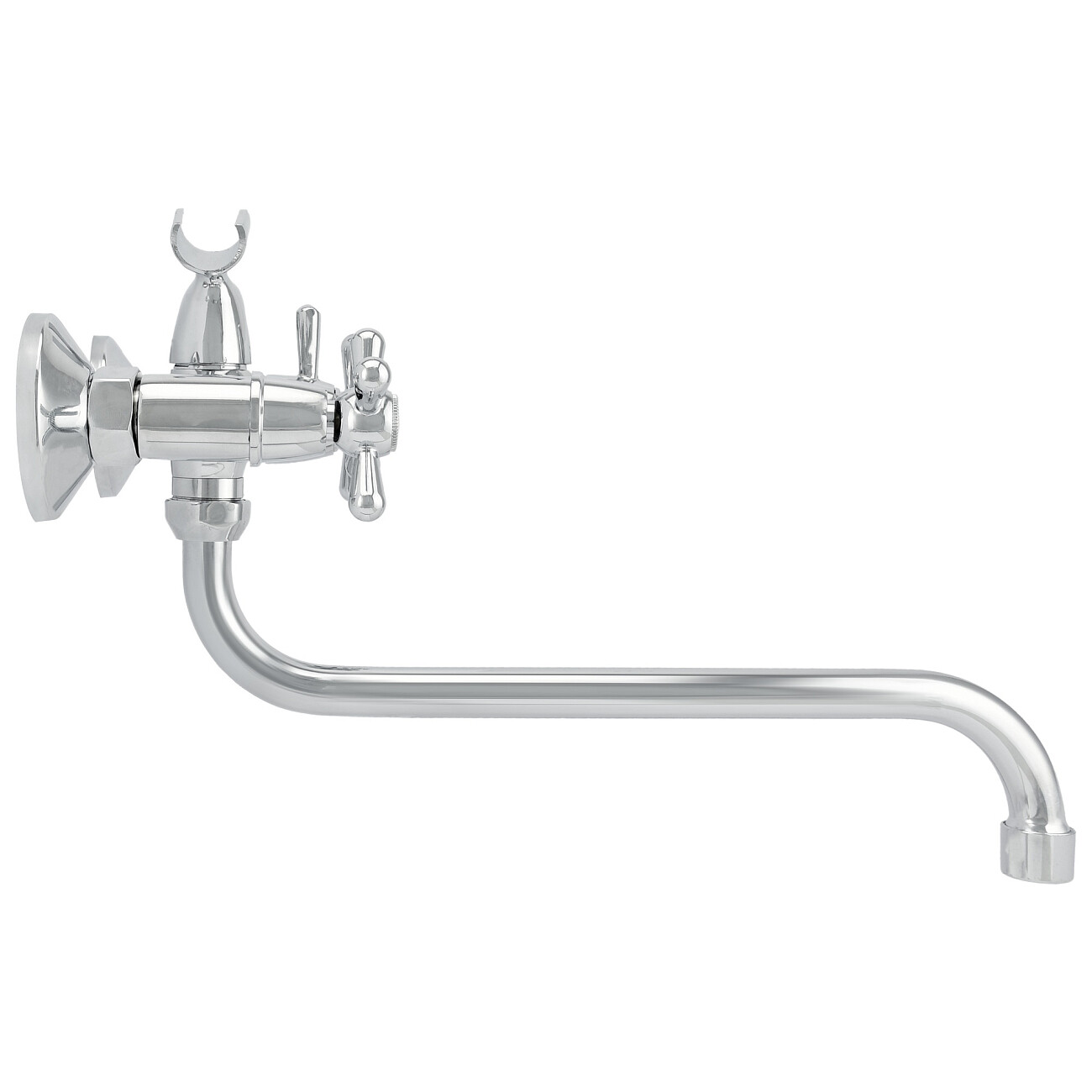 Смеситель универсальный двухвентильный с поворотным S-изливом хром Istok life Luxe 0402.771 - изображение 12