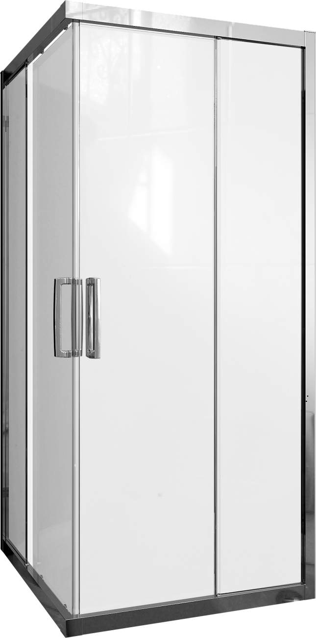 Душевой уголок 95х95 см хром глянец, прозрачное стекло Stworki "Дублин" - изображение 5