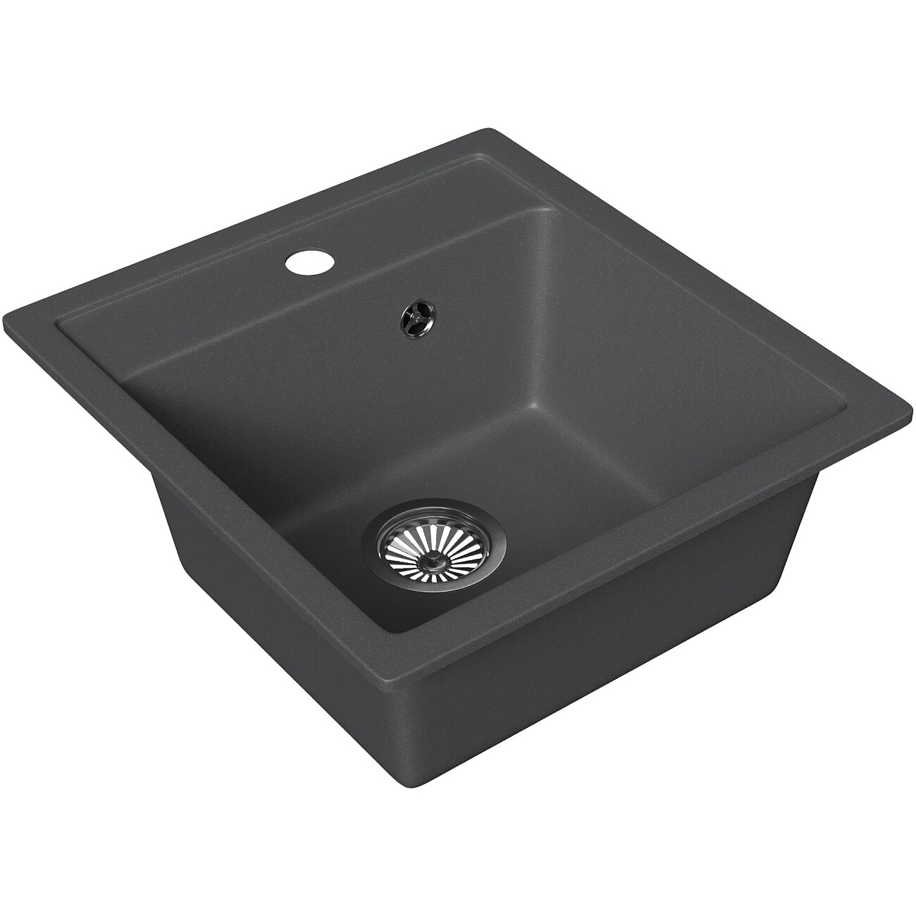 Мойка кухонная серая Domaci "Римини" DG 50-46-503 - изображение 3
