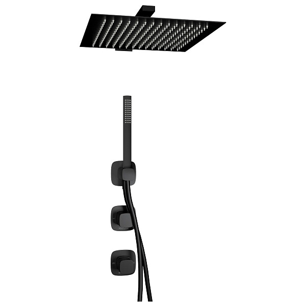 Встраиваемый комплект для душа черный матовый A9151.264.219.162.327.242.217  - изображение 1