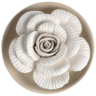 Статуэтка декоративная керамическая 4х9 см белая &quot;Рассвет&quot;