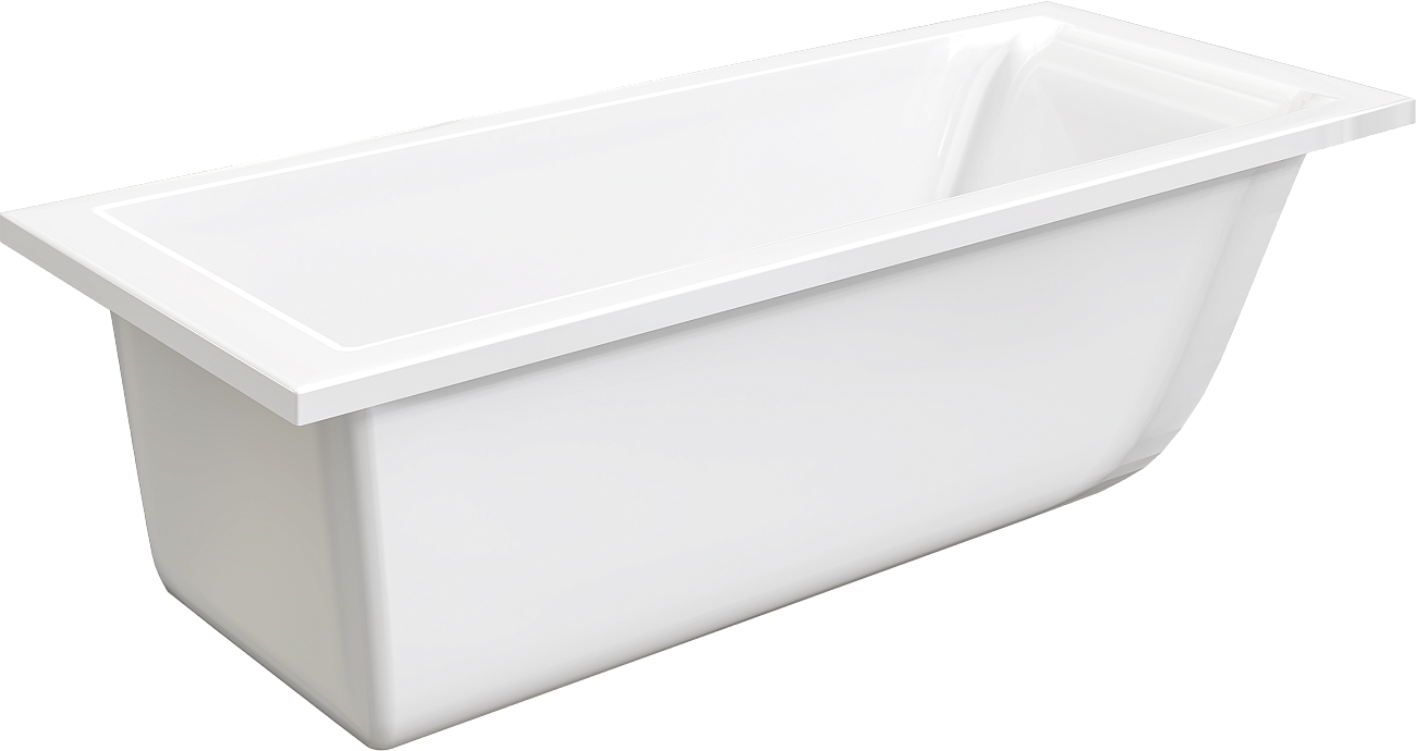 Ванна из искусственного камня с ножками 170х70 см белая Stworki "Ольборг" ФР-00014088, ФР-00014106 - изображение 6