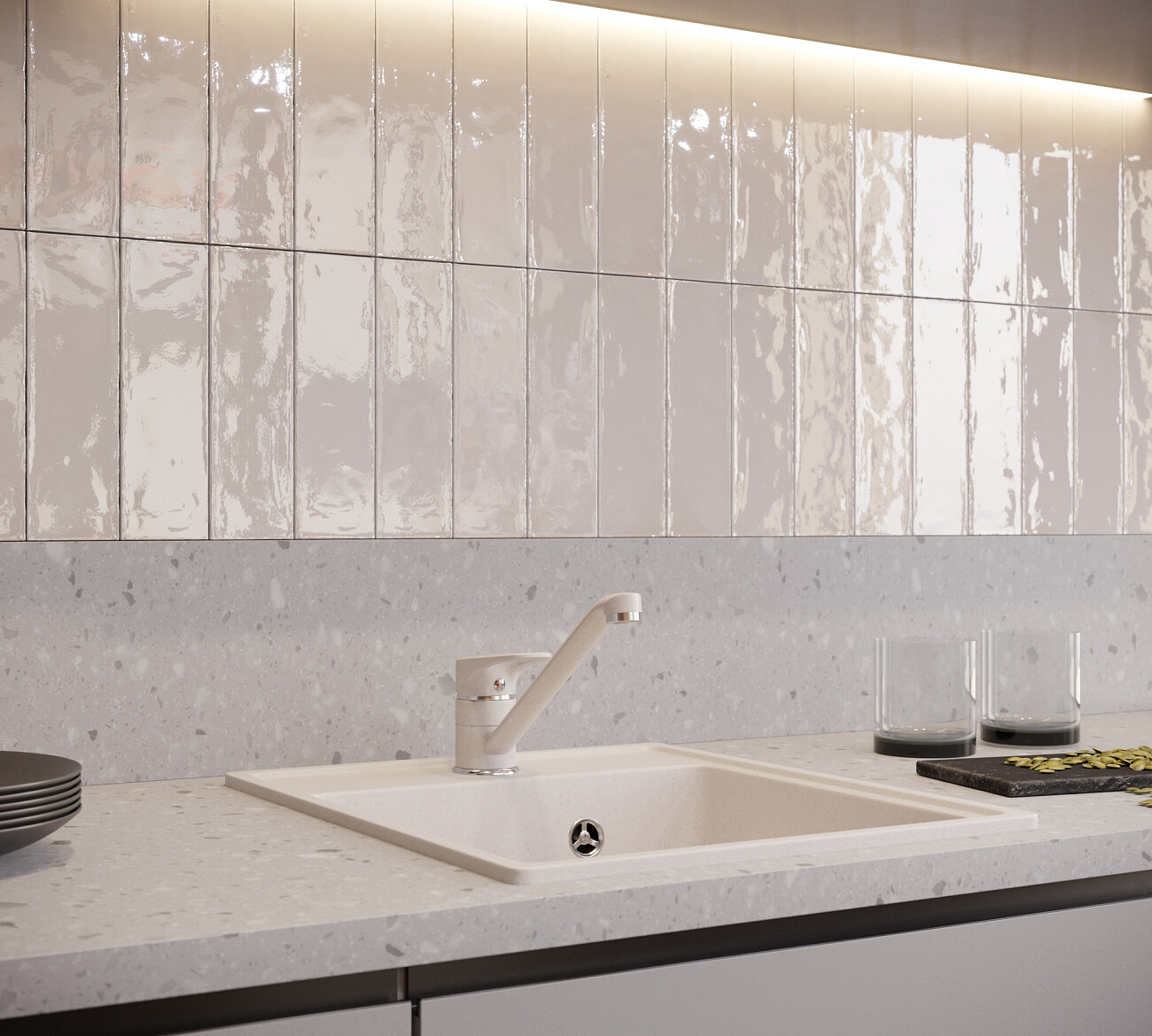 Смеситель для кухни однорычажный жасмин Domaci "Солерно" UQ-004-01 - изображение 3