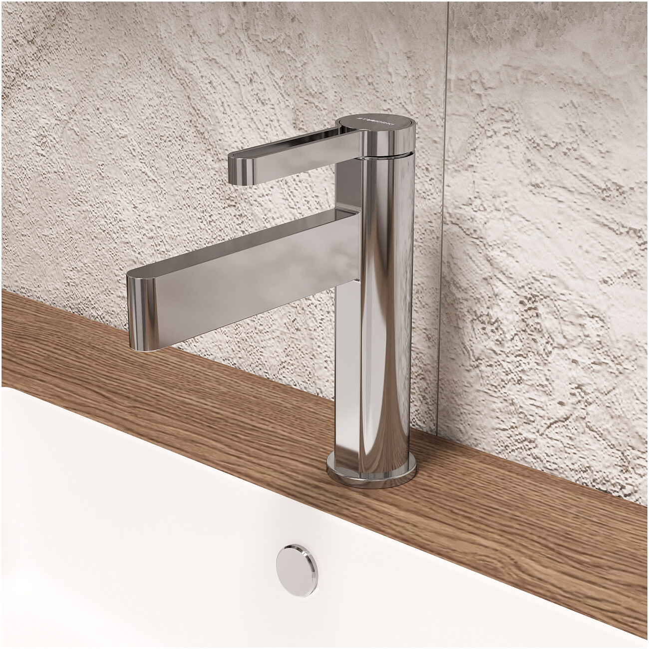 Смеситель для раковины однорычажный хром Stworki "Лександ" S09010CR - изображение 5