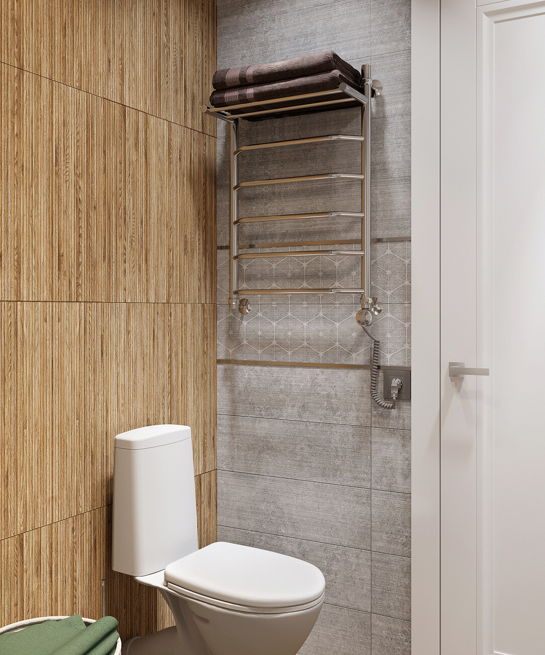 Полотенцесушитель электрический 80х50 см хром Ewrika "Сафо" R FT - изображение 3