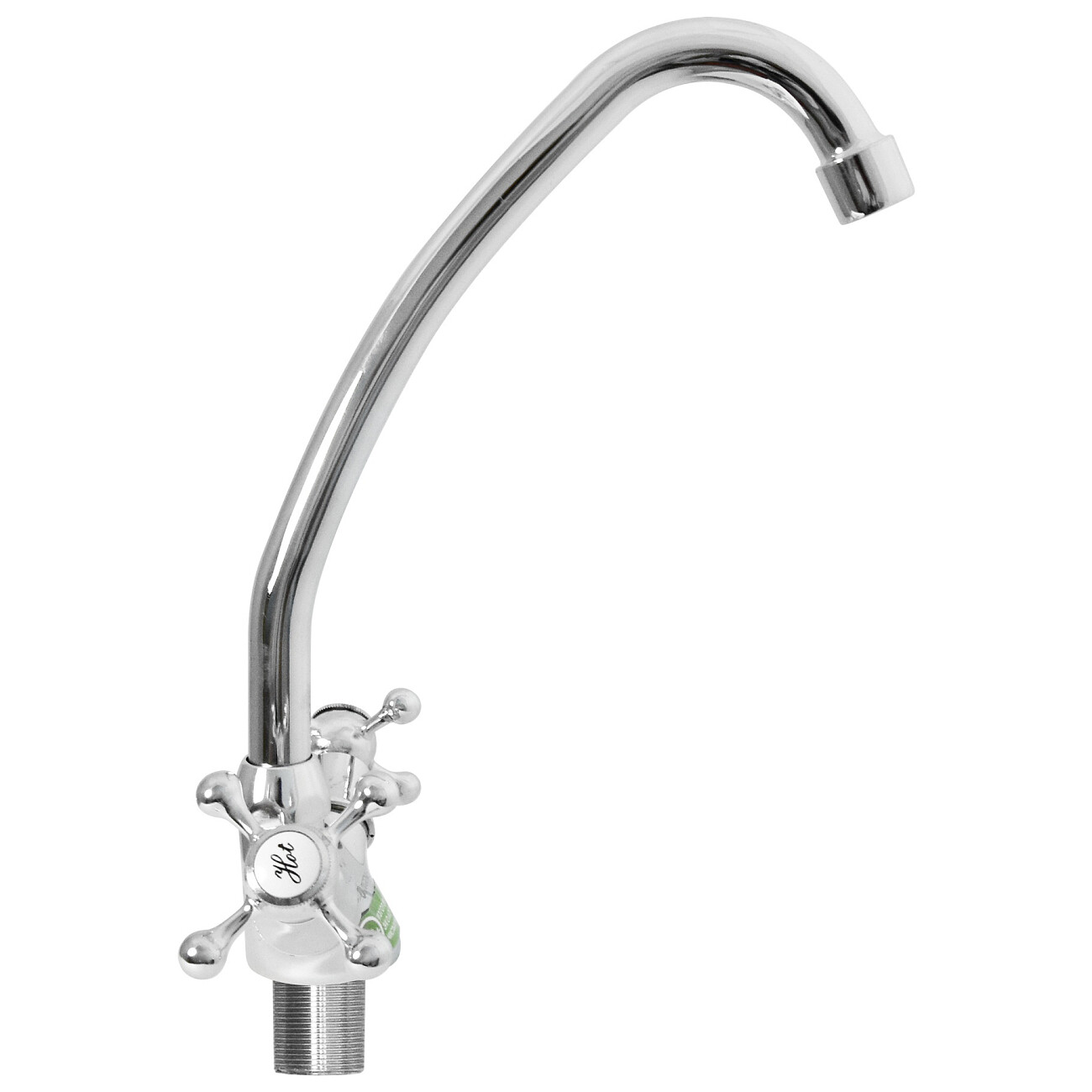 Смеситель для кухни двухвентильный хром Juguni Aquarius 0402.441 - изображение 13