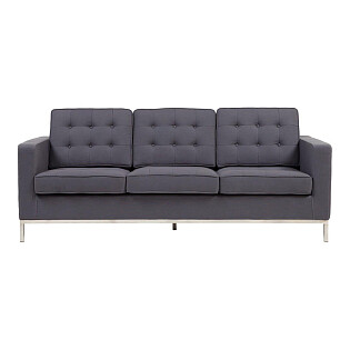 Диван Florence Knoll Sofa прямой серый
