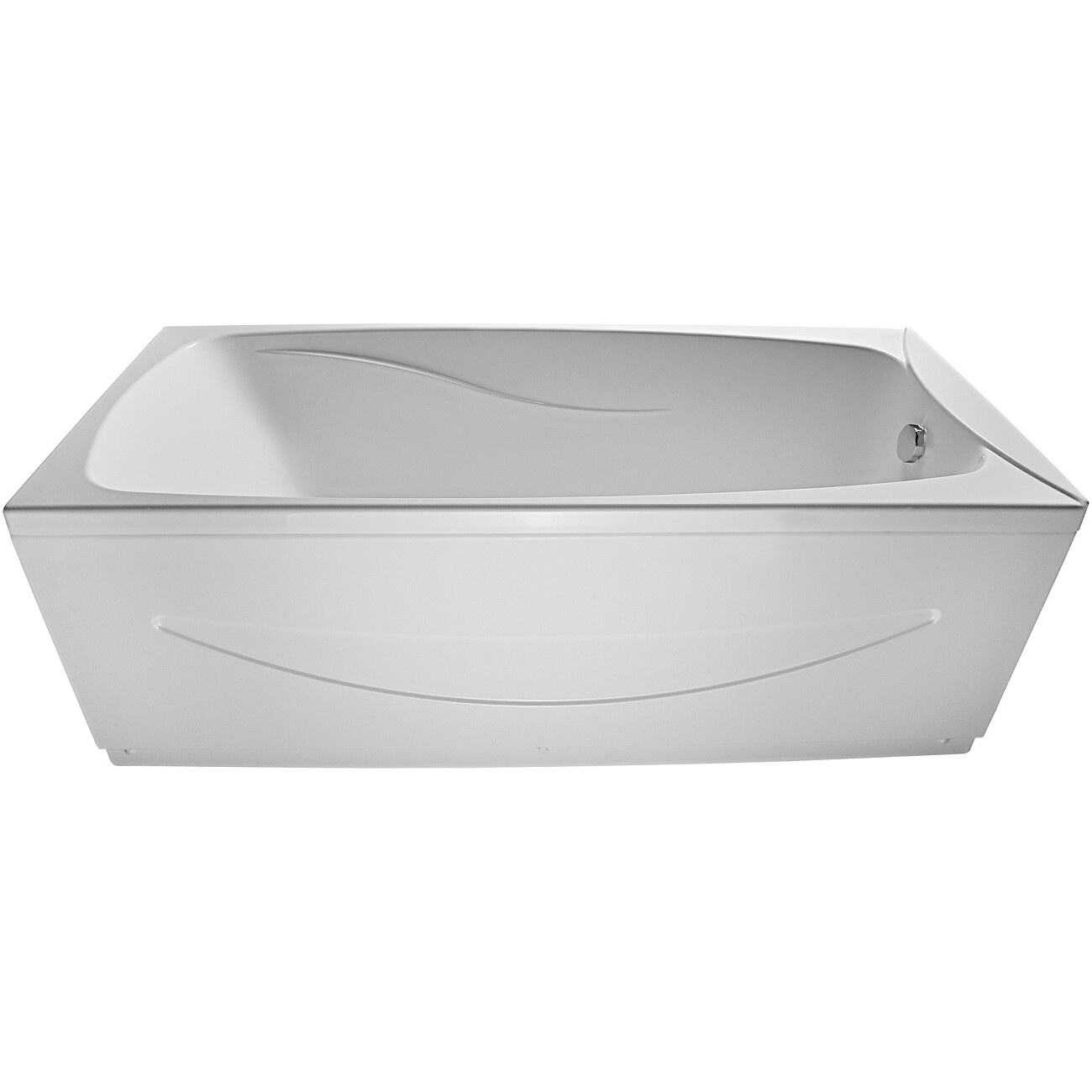 Ванна акриловая 170x70 см с каркасом белая Diwo "Смоленск" DW1017070039, DW5017070050 - изображение 2