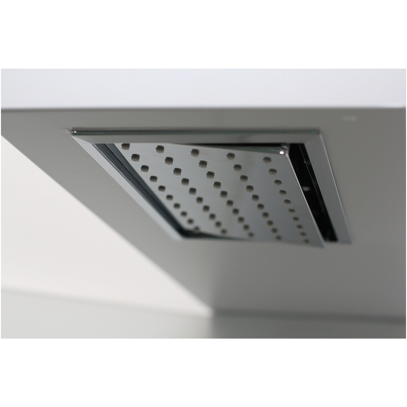 Душевая кабина квадратная без крыши с низким поддоном 90х90 см хром, белая Cerutti SPA Mimi 901T - изображение 15