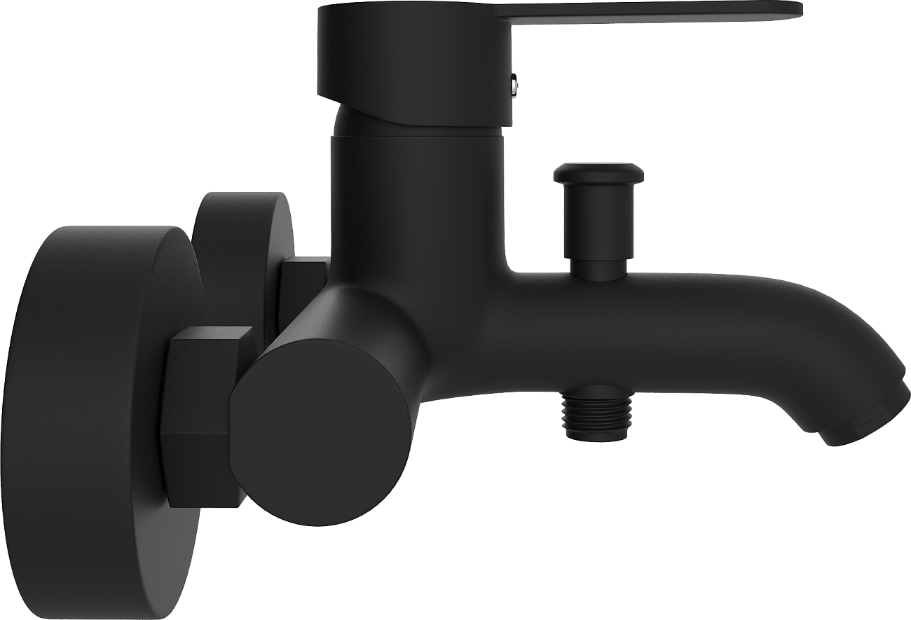 Смеситель для ванны с душем черный Mega City MG-ZRV103-B - изображение 10